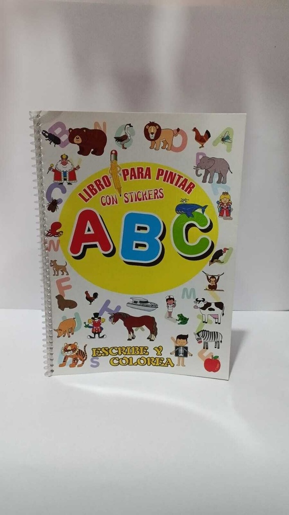 Libro de Stikers para pintar 
