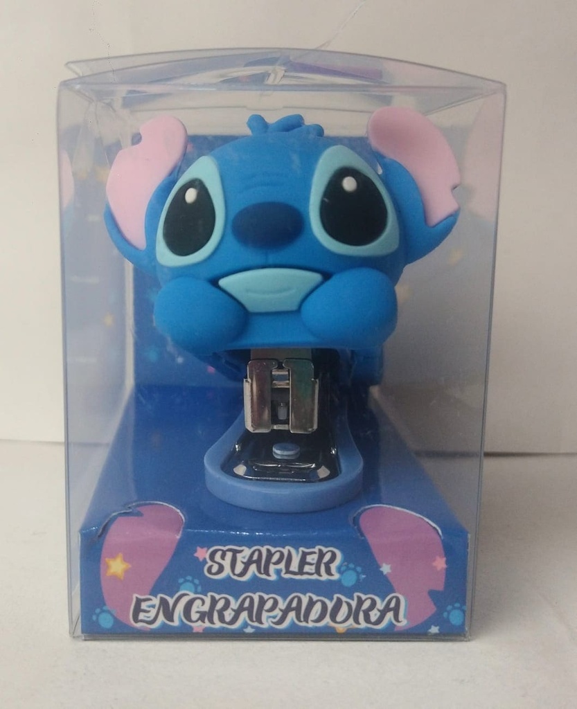 Engrapadora Stitch 3d Azul