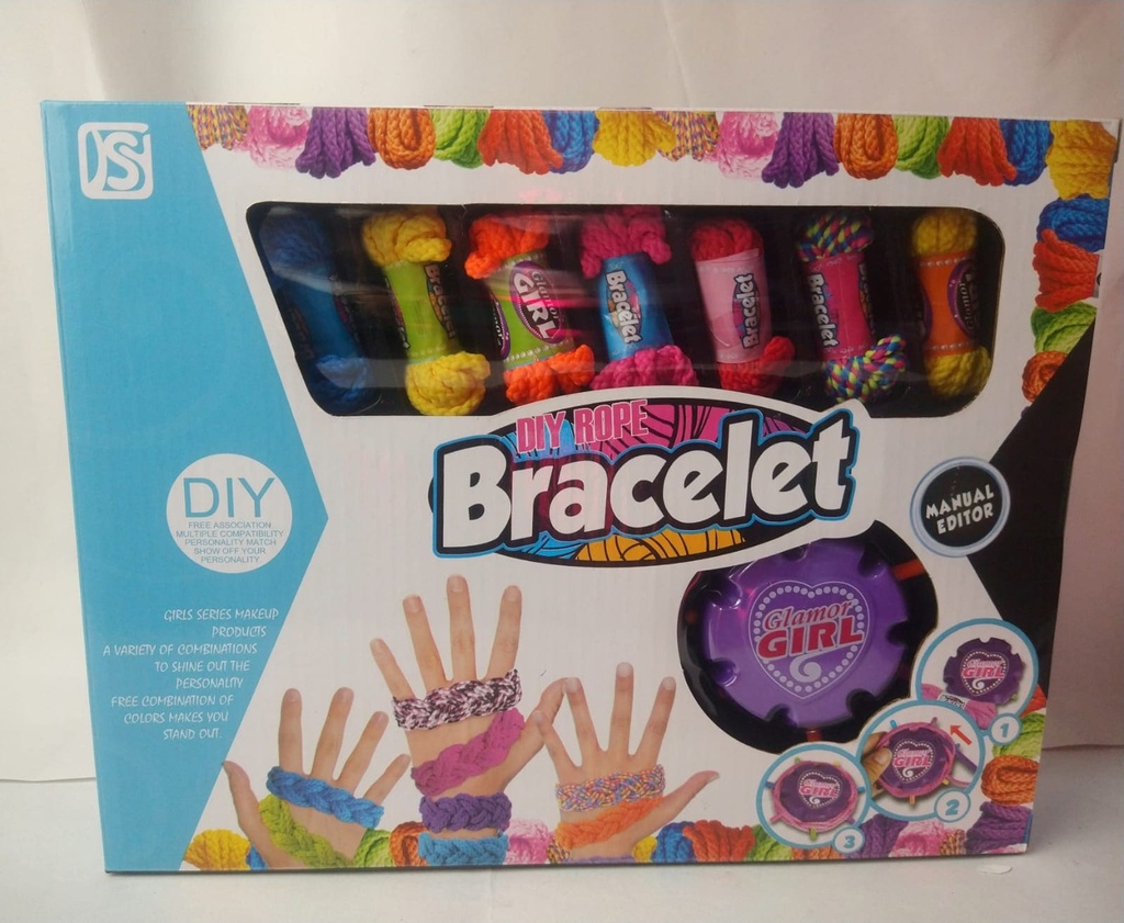 Set Para Hacer Pulseras, Juguete Para Niñas