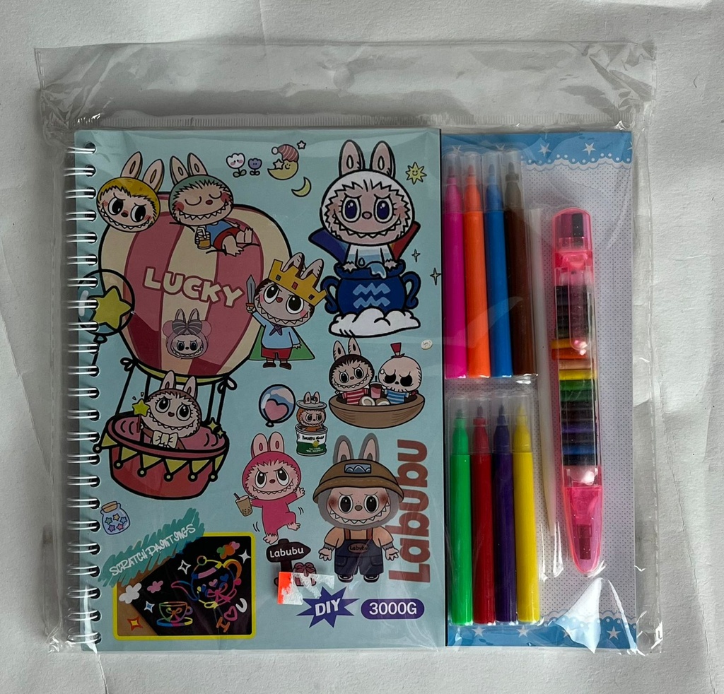 Libreta Labubu Set De Arte 