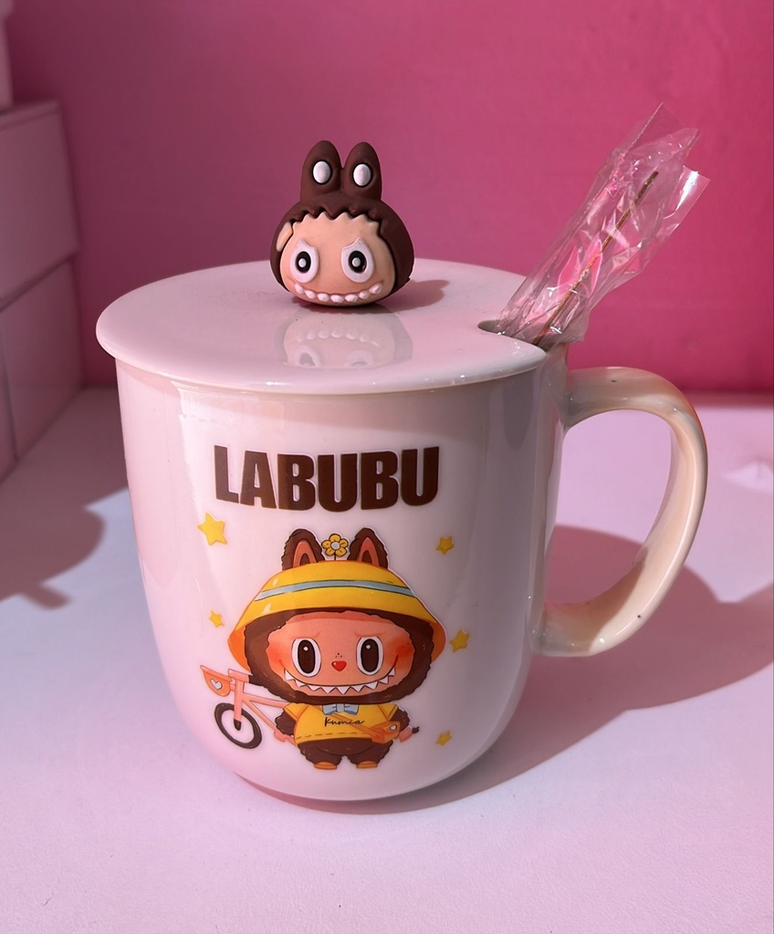  Taza De Cerámica Temática De Labubu