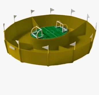 Plato Botonero Organizador En Forma De Estadio