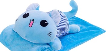 Peluche Frazada Gato 