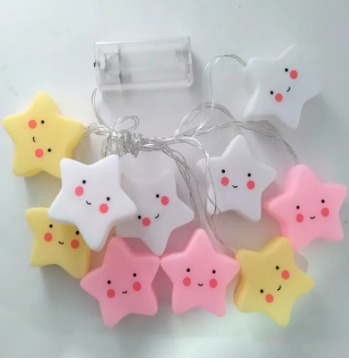 Serie Estrellas Luz Led, Tira Decoración Habitación 