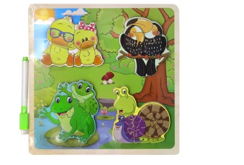 Rompecabezas De Madera Animales