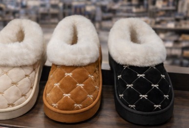 Pantufla Moños Bordados 