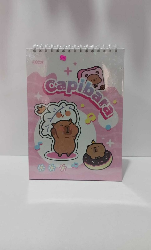 Cuaderno Capibara con Espiral superior 