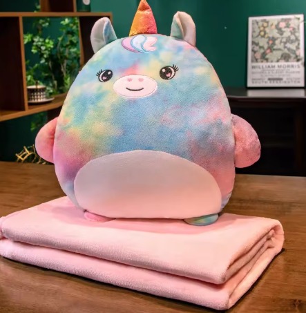 Manta Almohada Unicornio