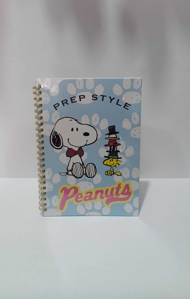Cuaderno Snoopy de espiral Prep Style 