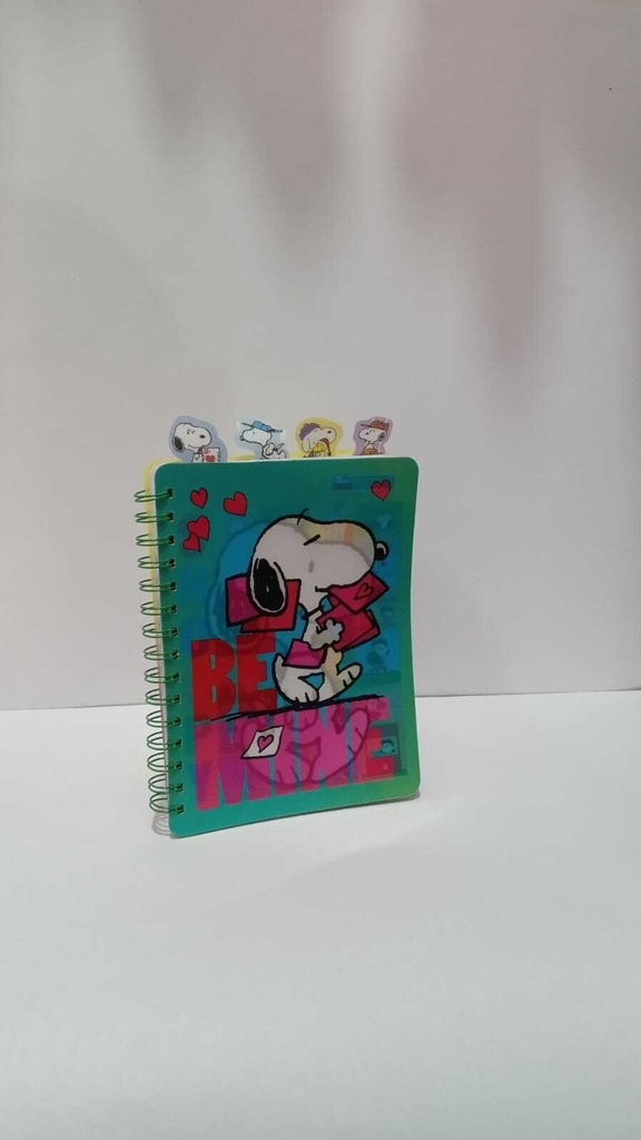 Libreta Lenticular Snoopy 
