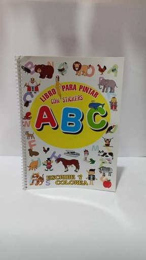 Libro de Stikers para pintar 