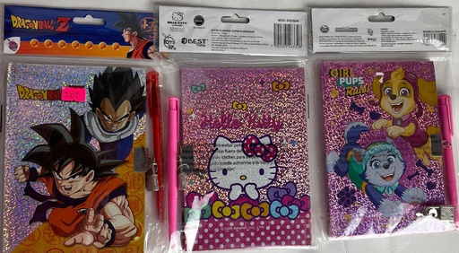 Diario sencillo con candado.