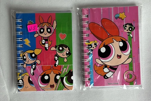 Mini Cuaderno Chicas Super Poderosas, por pieza 