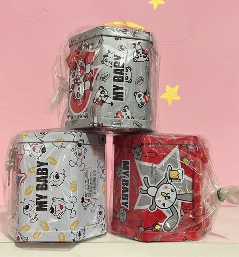 Alcancía de Metal con Forma de Bolsito