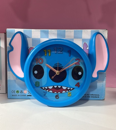 Reloj Analógico Despertador Stitch Disney