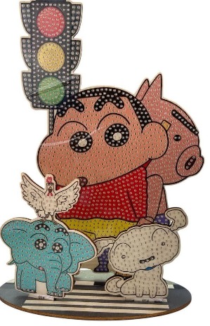 Figuras de madera 3d Para pegarle piedritas 