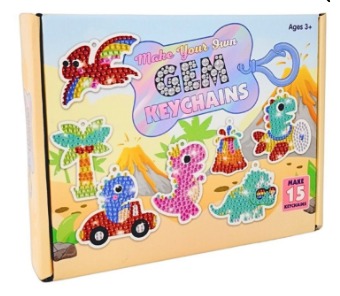 Llavero Diamantes Dinosaurio Juguete Infantil