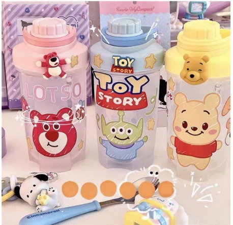  Botella De Plástico De Disney Pixar