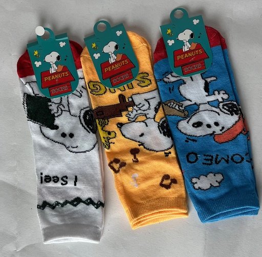 Calcetines de algodón suaves y bonitos, de Snoopy 