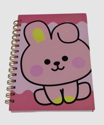 Libreta Cuaderno Pasta Dura Personajes BT21 A5 