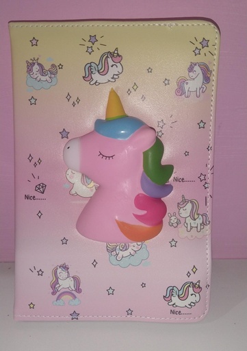 Libreta 3d Unicornio Medidas 14,5x21 Cm
