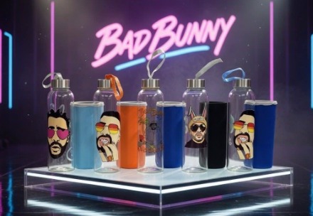 Botella De Cristal Con Funda 