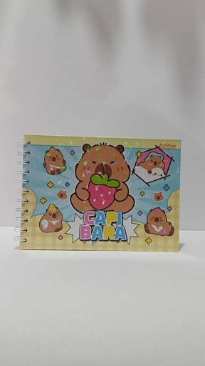 Cuaderno de colorear Capibara 