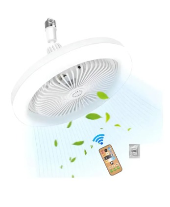 Ventilador De Techo Wanergy LED Turbo Con Estructura Color Blanco
