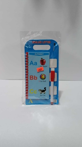 English Letters libreta y plumon 