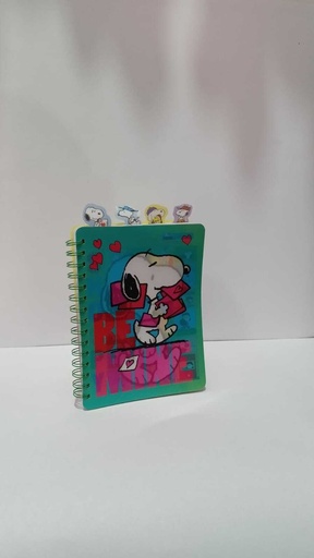 Libreta Lenticular Snoopy 